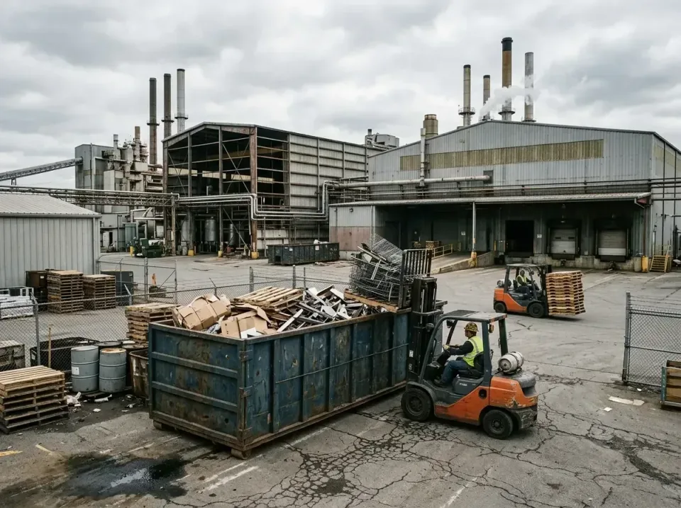 industrial-factory-scrap-conta-003 — frequently asked questions, Cheap Roll-off Dumpster Rentals in Affton, MO